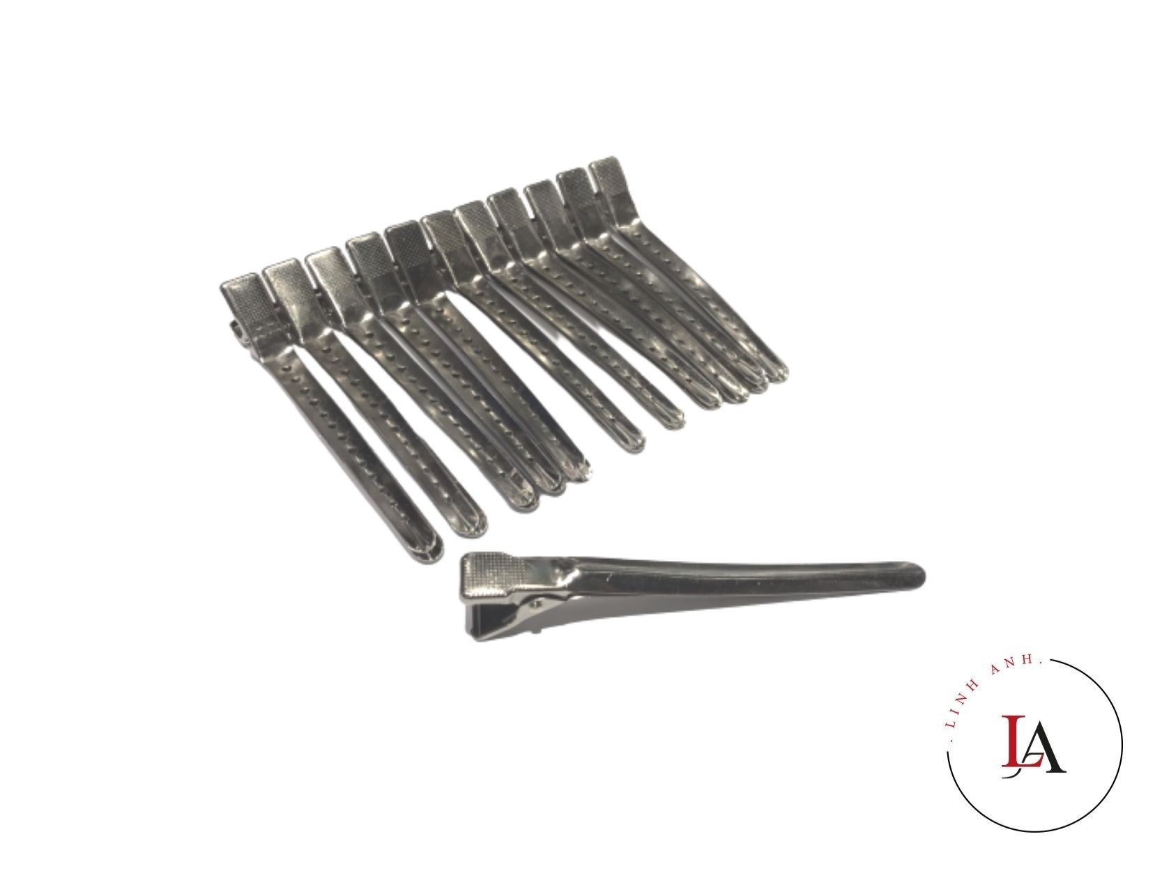 Kẹp vịt inox dài vỉ 12 chiếc
